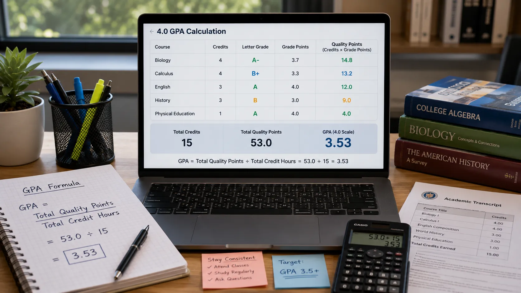 Visual illustration: How to Calculate GPA in the USA: A Complete Guide