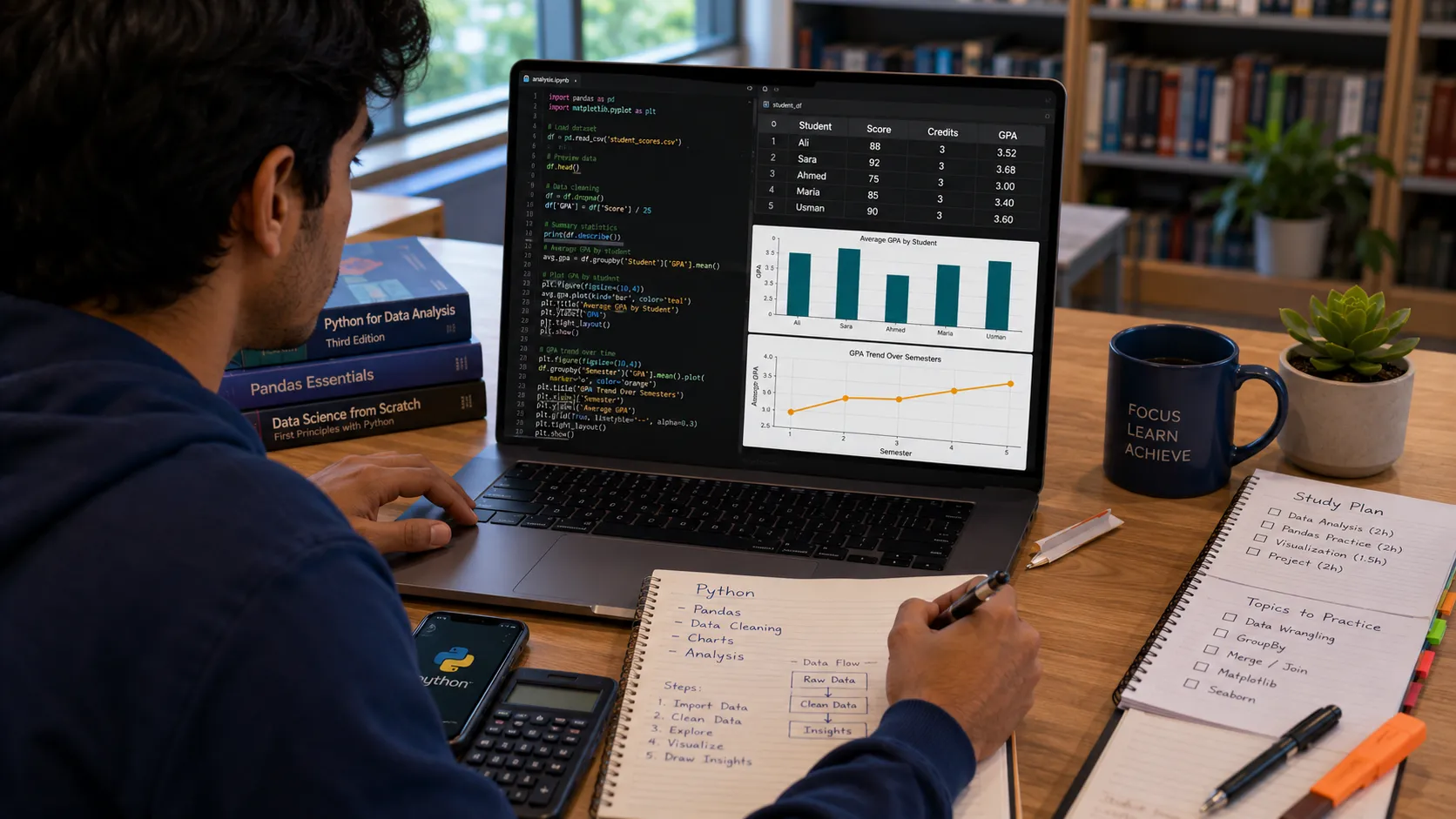 Visual illustration: The Student Tech Stack: Essential Online Tools and Data Science Careers